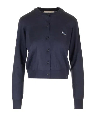 MAISON KITSUNÉ WOOL ROUND NECK SWEATER