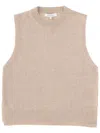 Maison Kitsuné Wool Vest In Neutral