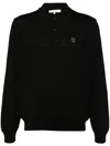 Maison Kitsuné Woolen Sweatshirts Family In Black