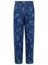 Maison Kitsuné Workwear Blue Denim Jeans