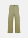 Maison Kitsuné 'workwear' Green Cotton Jeans In Green