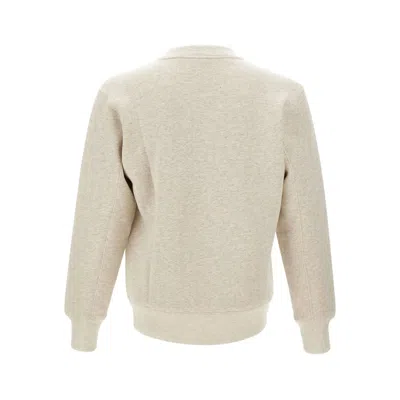 Maison Kitsune X Autry Cotton Sweatshirts In Neutral