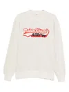 Maison Kitsuné X Autry Logo-print Sweatshirt In White