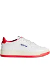 Maison Kitsuné X Autry Medalist Fox-patch Sneakers In White