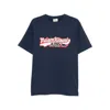 Maison Kitsune X Autry T-shirts In Blue