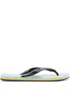 Maison Kitsuné X Havaianas Logo-embossed Flip Flops In Blue