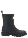 Maison Kitsuné X Hunter Downpour Ankle Boots In Black