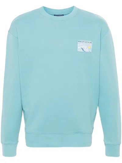 Maison Kitsuné X Vilebrequin Cotton Sweatshirt In Blue