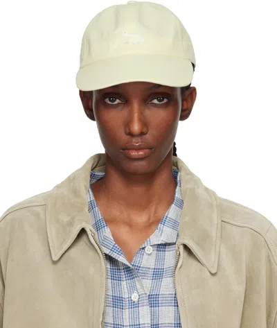 Maison Kitsuné Baby Fox Baseball Cap In Yellow