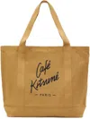 Maison Kitsuné Yellow 'café Kitsuné' Tote