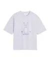 Maison Kitsuné Yoga Fox Boxy T-shirt In Blue