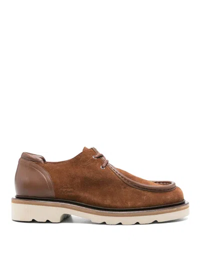 MAISON KITSUNÉ SUEDE LEATHER DERBIES