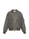 Maison Kitsuné Zip Jacket In Gray