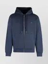 Maison Kitsuné Zip-up Hoodie Featuring Fox Patch