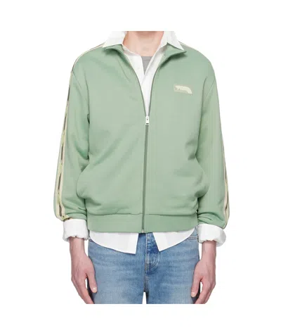 Maison Kitsuné Zip-up Sports Jacket In Gray