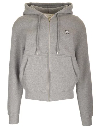 Maison Kitsuné Zipped Hoodie In Non Definito