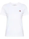 Maison Kitsuné T-shirt With Speedy Fox Application In White P100