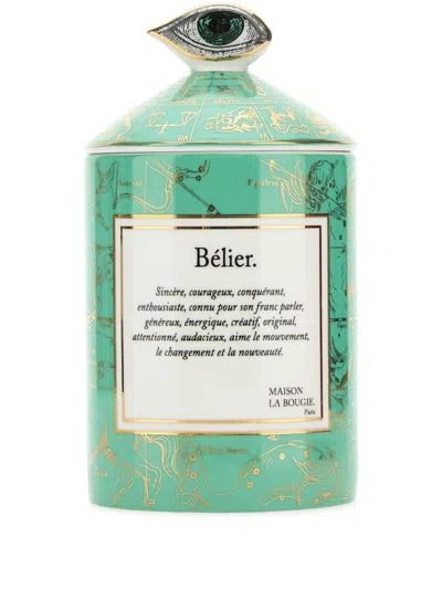 Maison La Bougie Bélier Scented Candle In Green