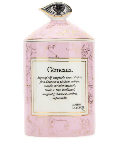 Maison La Bougie Gémeaux Scented Candle In Pink