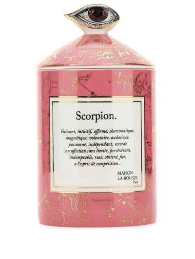Maison La Bougie Scorpion Scented Candle In Pink