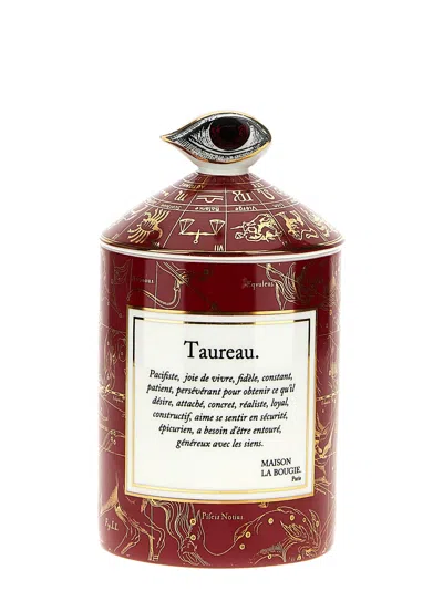 Maison La Bougie Taureau Candles Red