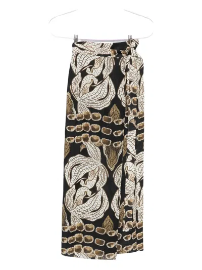 MAISON LA PLAGE EVA MIDI WRAP SKIRT