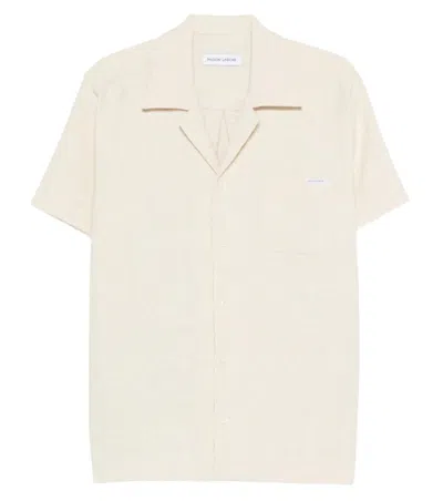 Maison Labiche Beige Regular Solid Shirt