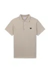 Maison Labiche 하트 패치 폴로 셔츠 In Brown