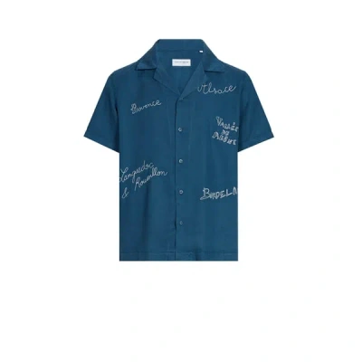 Maison Labiche Chemise Morney Vins De France In Blue