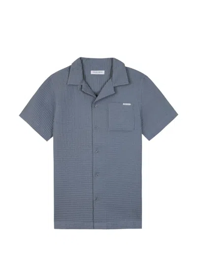 Maison Labiche Chest-pocket Shirt In Blue