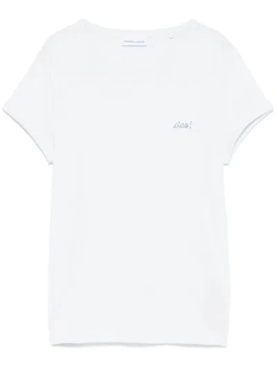 Maison Labiche Ciao Poitou T-shirt In Blue