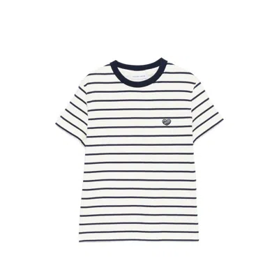 Maison Labiche Clavery Striped Appliqué T-shirt
