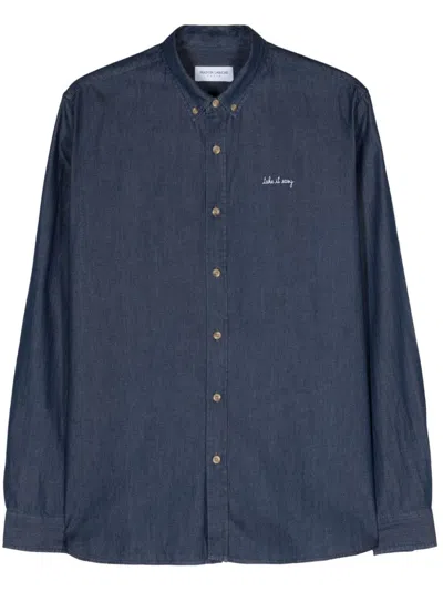 Maison Labiche Cotton Shirt In Blue