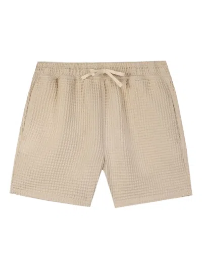 Maison Labiche Cotton Shorts In Neutral