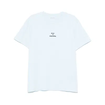 Maison Labiche Cotton T Shirts In Blue