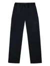 Maison Labiche Drawstring Trousers In Blue