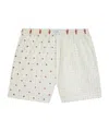Maison Labiche Elastic Waist Shorts In White