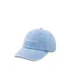 Maison Labiche Embroidered Cap In Blue