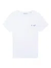 Maison Labiche Embroidered Script T-shirt In White