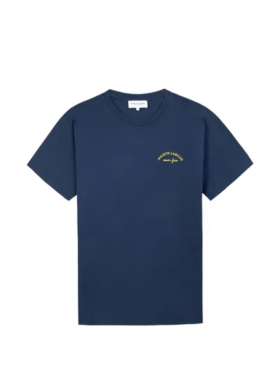 Maison Labiche Embroidered T-shirt In Blue