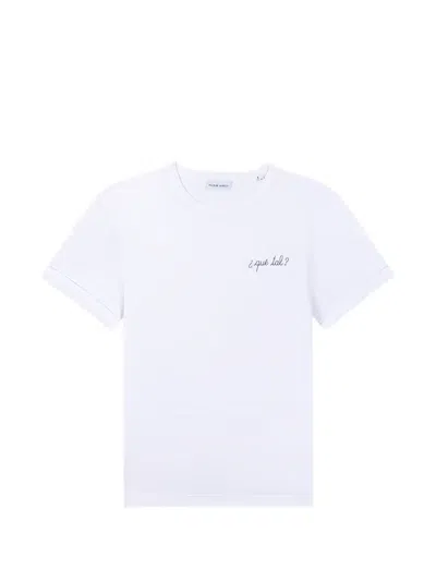 Maison Labiche Embroidered T-shirt In White