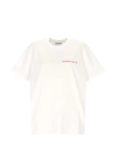 Maison Labiche Embroidered-logo T-shirt In White