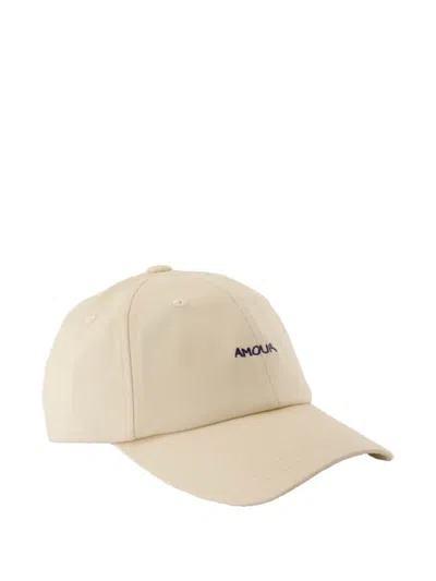 Maison Labiche Embroidery Baseball Cap In Neutral