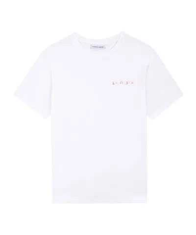 Maison Labiche Fiesta Embroidered T-shirt In White