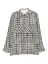 Maison Labiche Houndstooth Check Shirt In Neutral