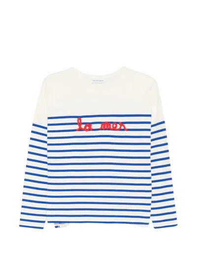 Maison Labiche La Mar Embroidered Top In Multi