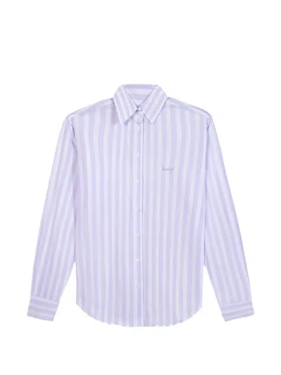 Maison Labiche La Plage Striped Shirt In Blue