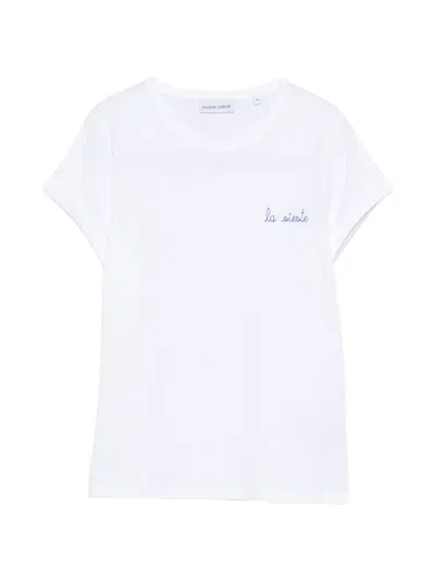 Maison Labiche Lettering T-shirt In White