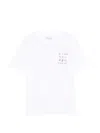 Maison Labiche Lettering T-shirt In White
