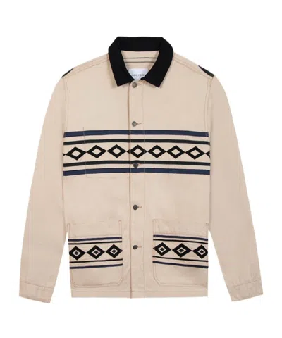 Maison Labiche Long Sleeve Casual Jacket In Neutral
